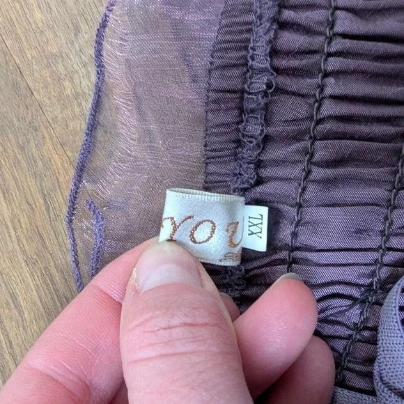 Free with Purchase - Asymmetrical Purple Prom Dress Mini - Picture 14 of 14